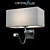 Crystal Lux Jewel AP2 Gr Pendant Light 3D model small image 1