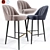 Elegant Margot Bar Chair: Perfect for Any Space 3D model small image 1