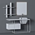 Title: Modern Bathroom Furniture Set 3D model small image 2