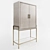 Elegant Beige Cabinet: Functional and Stylish 3D model small image 1