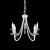 Elegant Chandelier Linda 5xE14x60W 3D model small image 1