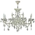 Sevilla Classic 8-Light Chandelier in Cream and Gold 3D model small image 1