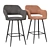 Crosby Stool: Sleek Seating Solution 3D model small image 1