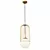 Golden Glass Pendant Lamp 3D model small image 1