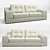 Elegant Bimini Peyton Snow Sofa 3D model small image 1