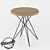 Urban Loft Wood Table 3D model small image 1