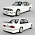 Classic BMW M3 E30 Alpine White 3D model small image 1