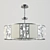 Elegant Maytoni Mercurio Ceiling Chandelier 3D model small image 1