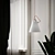 Trilly LED Pendant: Modern Elegance in Polyethylene 3D model small image 2