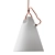 Trilly LED Pendant: Modern Elegance in Polyethylene 3D model small image 3