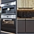 Sleek Kitchen Unit - 425cm x 60cm x 270cm 3D model small image 2