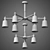 Nordic Elegance Chandelier 3D model small image 2