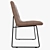 Sleek Carrie Dining Chair 3D model small image 2