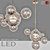 Bubble Lamp: Contemporary LED Suspension 3D model small image 1