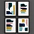 Modern Abstract Art Set 3D model small image 1