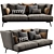 Contemporary Maxdivani Giselle Sofa 3D model small image 2