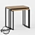 Compact Loft Table - Customizable Design 3D model small image 1