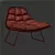 Comfort Haven Lounge Chair 3D model small image 3