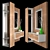 2250mm Hallway Wardrobe Cupboard 3D model small image 2