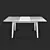 Minimalist Glossy Dining Table 3D model small image 2