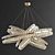 Title: Saturno Not Baroncelli Suspension - Modern Golden Pendant Lamp 3D model small image 5