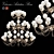 Elegant Rosa Chandelier: Handcrafted Artistry 3D model small image 1