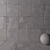 Silver Multi-Texture Wall/Floor Tiles 3D model small image 2