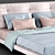 Luxury Baxter Viktor Bed 3D model small image 2