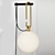 Modern NH Wall Lamp 3D model small image 2