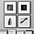 Multi-Colored Picture Frames Set 3D model small image 2