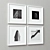 Multi-Colored Picture Frames Set 3D model small image 6