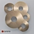 Elegant Ahmet Metal Wall Art 3D model small image 1