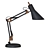 Black Metal Office Table Lamp: Norden 01032/1 3D model small image 2