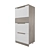 Modern Swiss Chest of Drawers 3D model small image 2