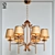 Elegant Crystal Chandelier 3D model small image 1