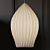 Elegant Fin Pendant Light 3D model small image 1