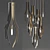 Elegant Sans Souci Luxury Forks 3D model small image 1