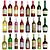 Premium Wine Bottle Set: 24 Unique Designs 3D model small image 1