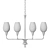 Elegant Glass Pendant Lamp 3D model small image 3