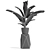 Exotic Flowerpot Plant: Tropical Elegance 3D model small image 3