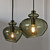 Elegant Grace Pendant Light 3D model small image 2