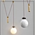 Modern Globe Pendant Lamp 3D model small image 1