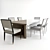 Indigo Living Calvin Table & Tivoli Chair Set 3D model small image 3