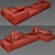 Buenavista Modern Sofa Set 3D model small image 3