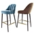 Modern Margot Bar Stool Set 3D model small image 2