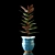 Rustic Ficus Plant in Iron Vase 3D model small image 2