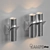 Sleek LED Wall Sconce: WB7027 3D model small image 1