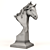 Elegant Equine Art: Horse Sculpture 3D model small image 3