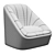 Elevate Comfort with Fiji Chair! 3D model small image 3