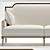 Classic Two-Tone Sofa 3D model small image 2